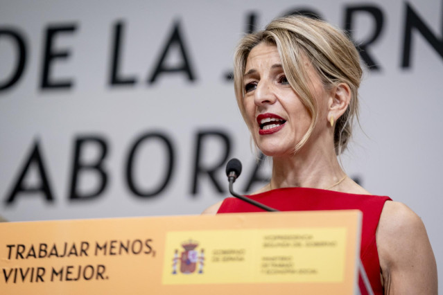 La vicepresidenta segunda y ministra de Trabajo y Economía Social, Yolanda Díaz