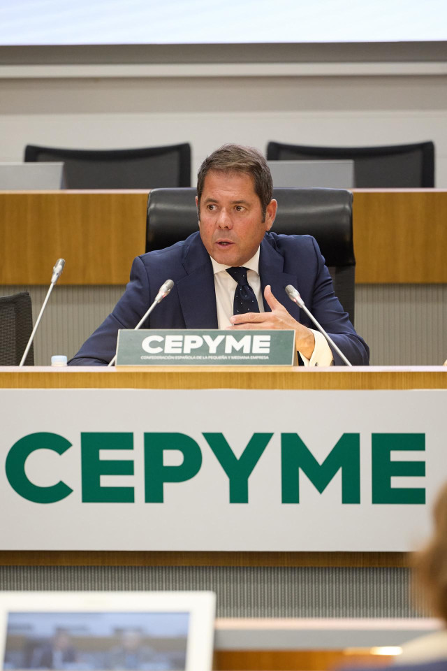 Archivo - El presidente de Cepyme, Gerardo Cuerva