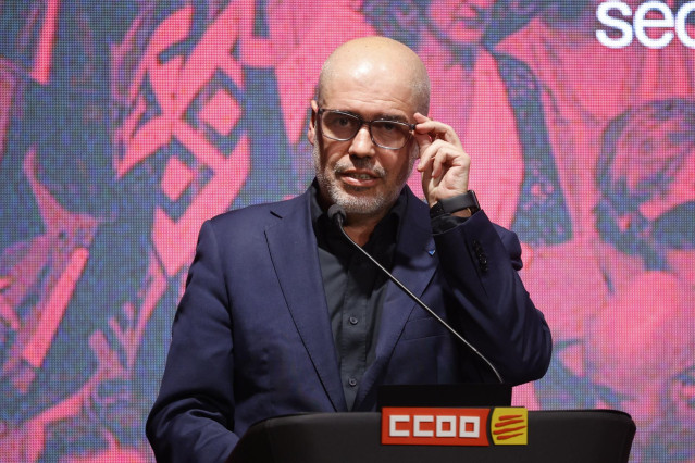 Archivo - El secretario general de CCOO, Unai Sordo