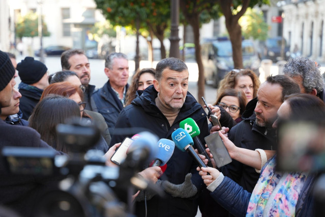 El coordinador general de Izquierda Unida, Antonio Maíllo, este miércoles en Sevilla