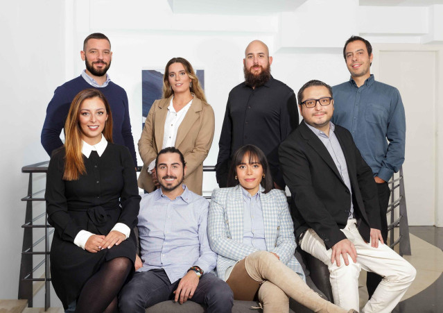 Equipo directivo de la 'startup' Brickken en 2025