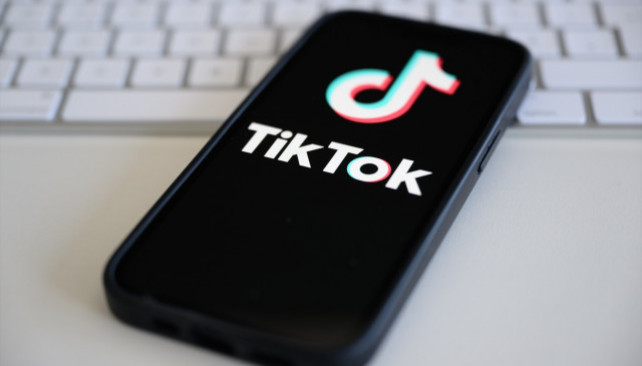 EuropaPress 5848320 filed 19 march 2024 saxony dresden the logo of the short video platform