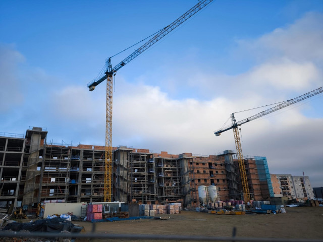 Viviendas en construcción