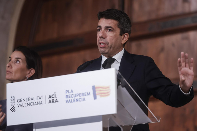 El 'president' de la Generalitat, Carlos Mazón, en una imagen de archivo.