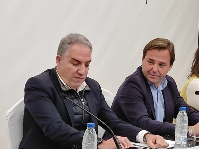 Elías Bendodo junto a Antonio Repullo en el Comité de Dirección y el Consejo de alcaldes y alcaldesas del PP de Jaén