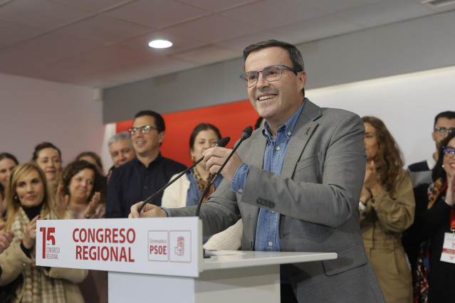 El secretario general del PSOE de Extremadura, Miguel Ángel Gallardo, en una imagen de archivo
