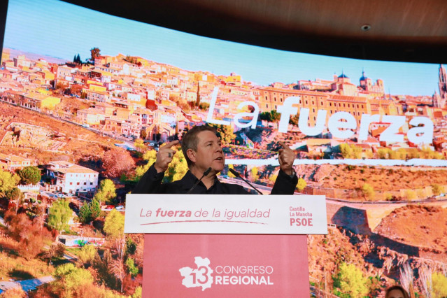 El recién reelegido secretario general del PSOE C-LM, Emiliano García-Page
