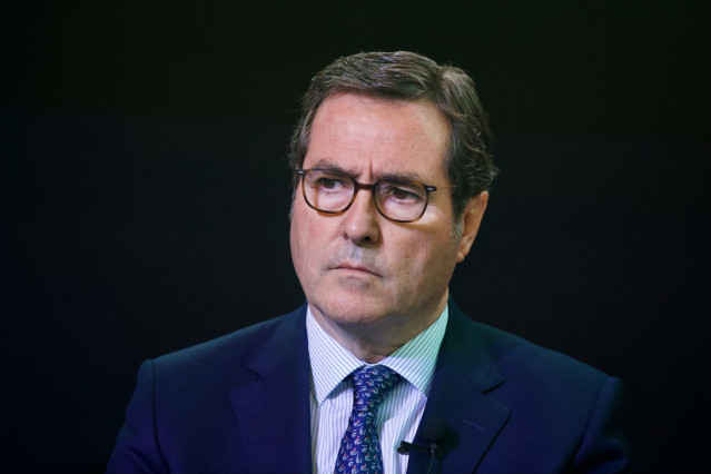 Archivo - El presidente de la CEOE, Antonio Garamendi