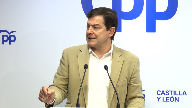El presidente del PP de Castilla y León, Alfonso Fernández Mañueco.