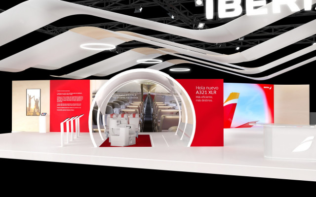 Stand de Iberia en Fitur.