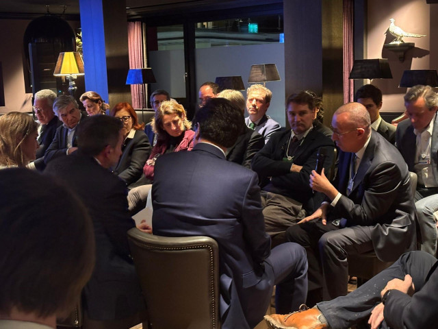 Reunión en Davos de la Iniciativa Ibérica de Industria y Transición Energética, iniciativa intersectorial liderada por McKinsey & Company y diversos líderes industriales
