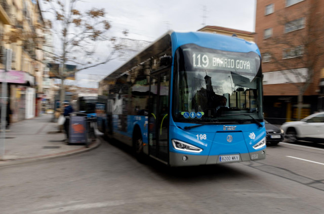 Un autobús de la EMT