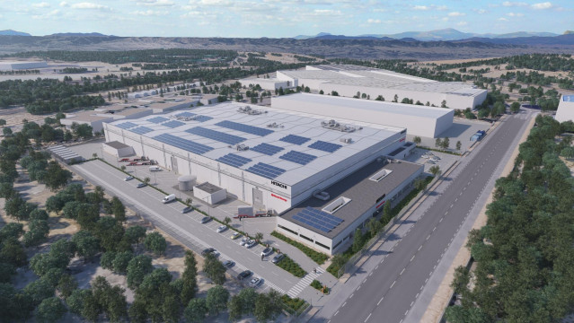 El nuevo complejo de Hitachi Energy, de más de 22.000 metros cuadrados, estará en la Plataforma Logística de Zaragoza.