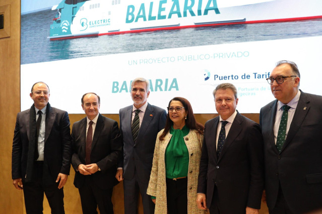Archivo - Presentación del proyecto de Baleària en su stand de Fitur, en Madrid (España), a 23 de enero de 2025.
