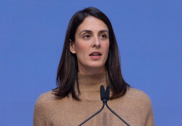 Archivo - La coportavoz de Más Madrid Rita Maestre durante una rueda de prensa, a 28 de octubre de 2024, en Madrid (España).
