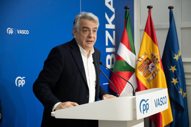 El presidente del Partido Popular del País Vasco, Javier de Andrés