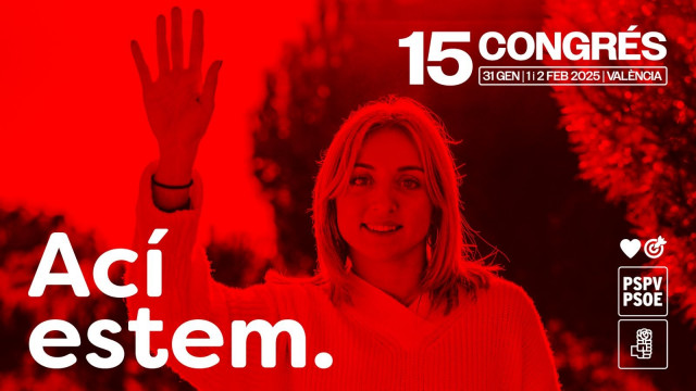 Cartel del 15 Congreso del PSPV