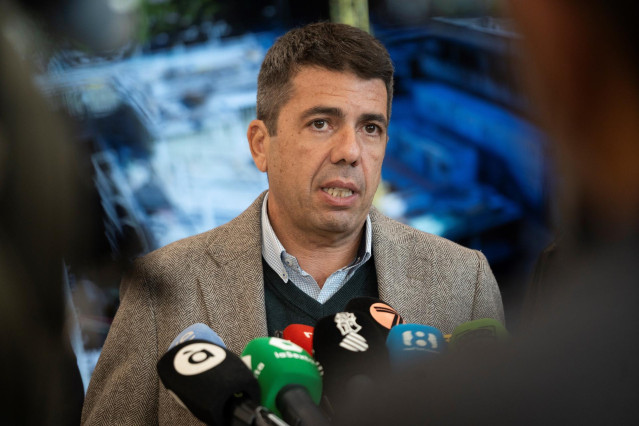 El 'president' de la Generalitat, Carlos Mazón, en imagen de archivo.