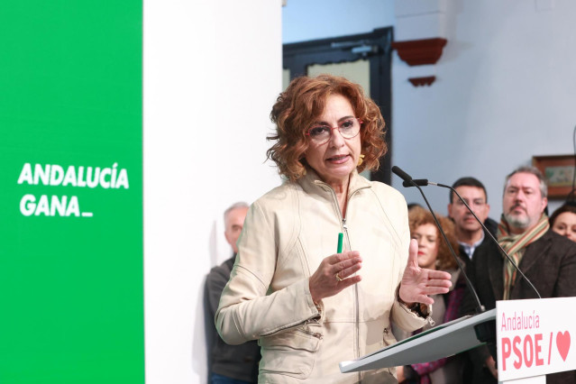 La nueva secretaria general del PSOE-A, María Jesús Montero, en una imagen de archivo.