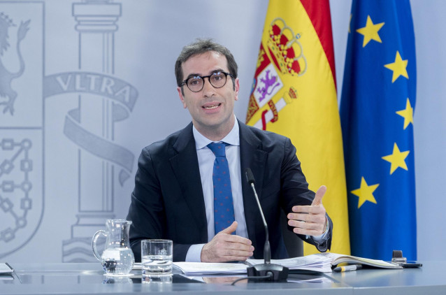El ministro de Economía, Comercio y Empresa, Carlos Cuerpo