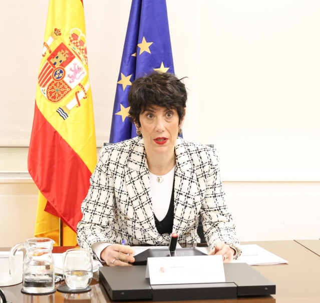 La ministra de Inclusión, Seguridad Social y Migraciones, Elma Saiz.