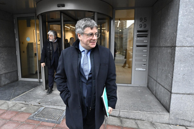 Archivo - El presidente de Junts, Carles Puigdemont, a 9 de diciembre de 2024, en Bruselas (Bélgica).