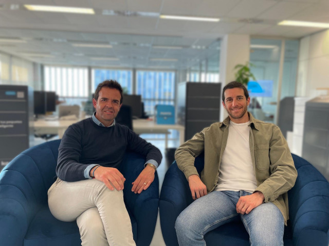 Los cofundadores de Kanguro Xavi Valverde e Iván Lorca.