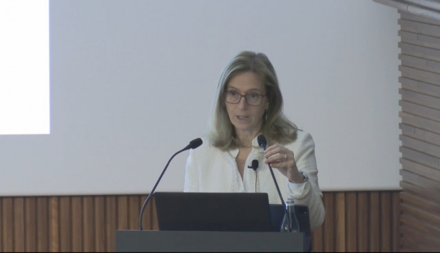 La economista jefe y subdirectora general de Banco Sabadell, Sofía Rodríguez.