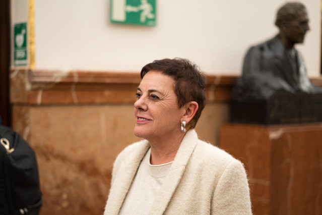 Archivo - La portavoz de EH Bildu en el Congreso, Mertxe Aizpurua