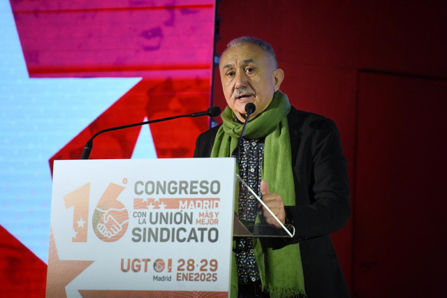 El secretario general de UGT, Pepe Álvarez