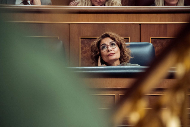 La vicepresidenta primera y ministra de Hacienda, María Jesús Montero.