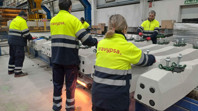 Fábrica de Travypsa en Luceni (Zaragoza)