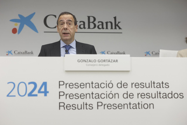 El consejero delegado de CaixaBank, Gonzalo Gortázar.