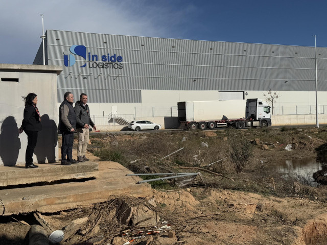 Gan Pampols en su visita a Riba-roja