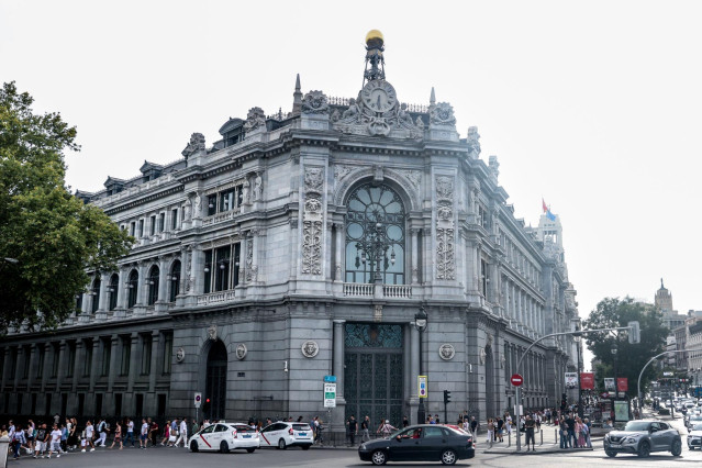 Archivo - Fachada del Banco de España, a 7 de septiembre de 2024, en Madrid (España).