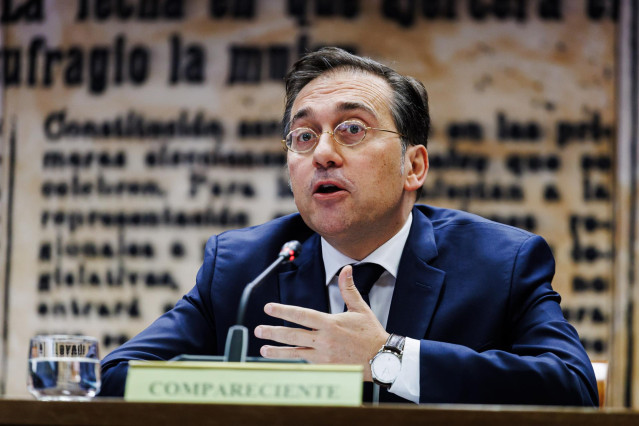 Archivo - El ministro de Asuntos Exteriores, Unión Europea y Cooperación, José Manuel Albares