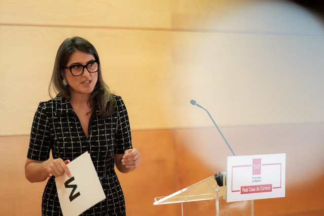 La portavoz de Más Madrid en la Asamblea de Madrid, Manuela Bergerot.