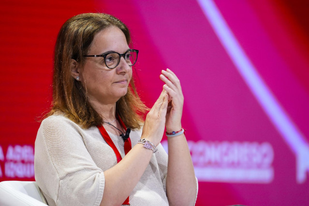 Archivo - La secretaria general del PSOE de Getafe y alcaldesa de la ciudad, Sara Hernández.