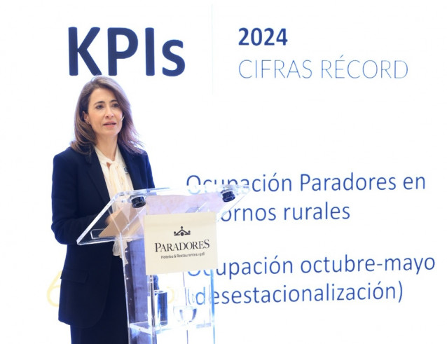 La presidenta de Paradores, Raquel Sánchez.