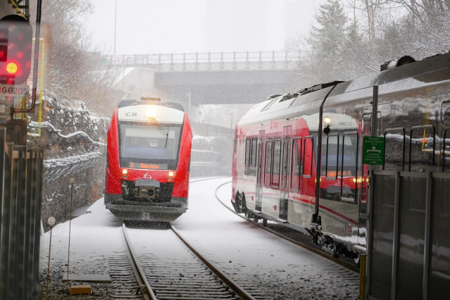 Tren ligero de Ottawa en cuya ampliación de red ha participado Sener