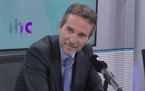 El recién nombrado presidente de la Corporación Audiovisual de la Comunitat Valenciana (CACVSA), Vicente Ordaz, en una entrevista en À Punt