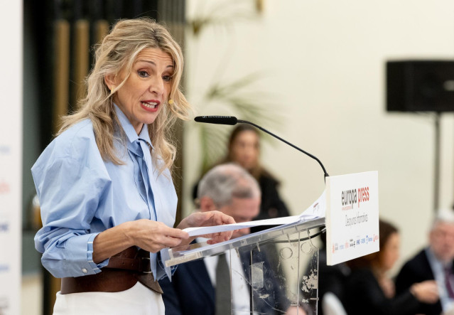 La vicepresidenta segunda y ministra de Trabajo y Economía Social, Yolanda Díaz.
