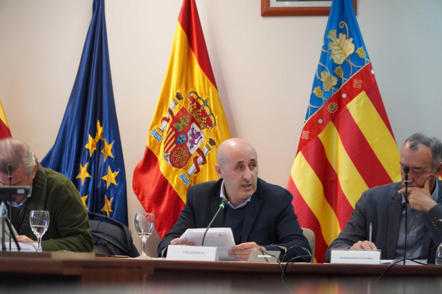 Archivo - El presidente de la Confederación Hidrográfica del Júcar (CHJ), Miguel Polo