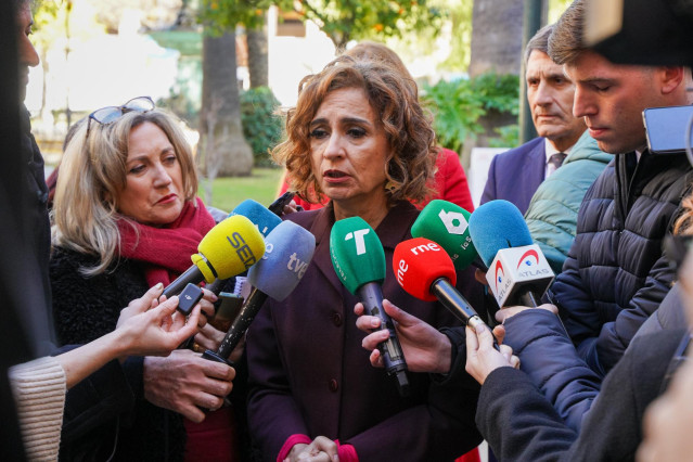 La vicepresidenta primera y ministra de Hacienda, María Jesús Montero.