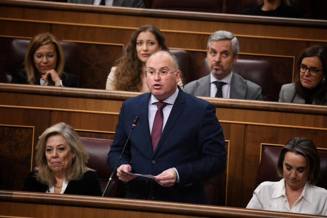 Archivo - El portavoz del PP en el Congreso, Miguel Tellado, en el Congreso de los Diputados, a 11 de diciembre de 2024, en Madrid (España).