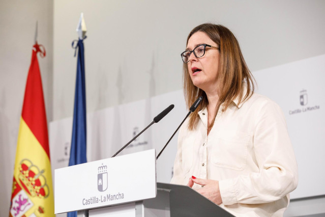 La portavoz del Gobierno de Castilla-La Mancha, Esther Padilla