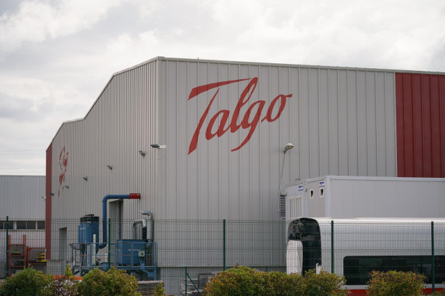 Archivo - Fachada de la planta de Talgo, a 29 de agosto de 2024, en Rivabellosa, Álava, País Vasco (España). Los trabajadores de la fábrica de Talgo en Rivabellosa (Álava) han denunciado la 