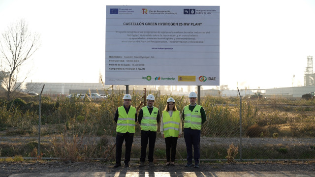 Inicio de las obras de la planta conjunta de hidrógeno verde de bp e Iberdrola