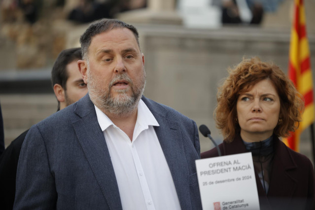 Archivo - El presidente de ERC, Oriol Junqueras, en una imagen de archivo.