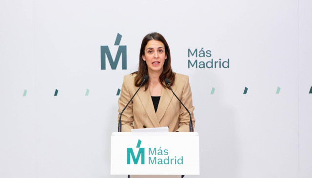 Archivo - La portavoz de Más Madrid, Rita Maestre, en la rueda de prensa de este martes, 10 de diciembre.